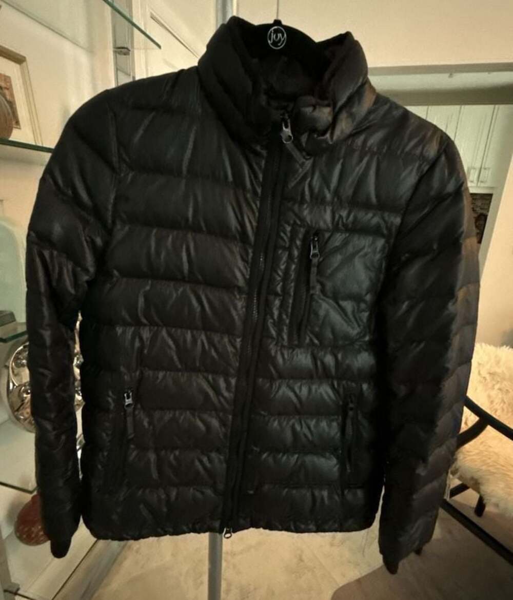 J.Crew Women's Lightweight Down Puffer Jacket in Black (Size XS)
